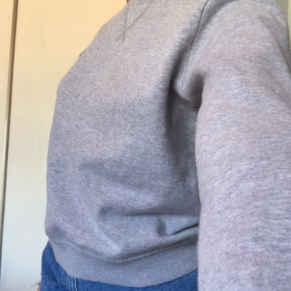 Grey fila crewneck